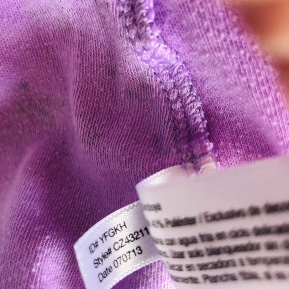 Nightgown Pullover Purple Floral Scoop Neck Long Sleeves CELESTIAL DREAMS - Picture 9 of 11